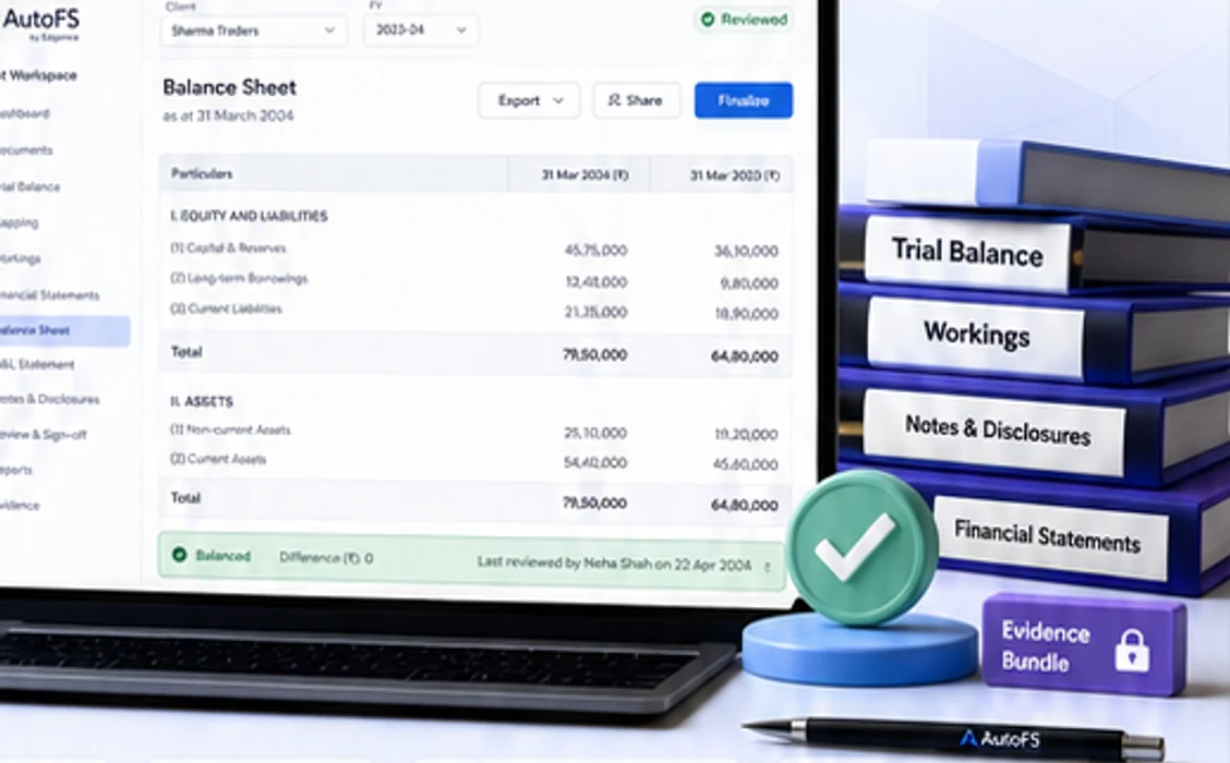 Balance Sheet workflow illustration